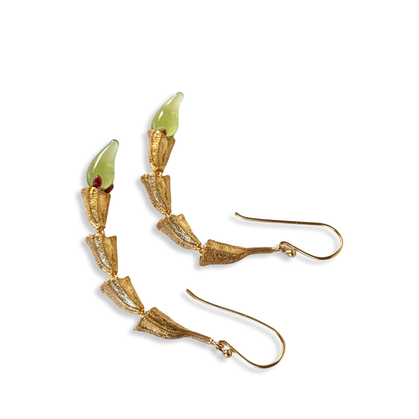 MIRCHI CHILI Pod Chain Earrings
