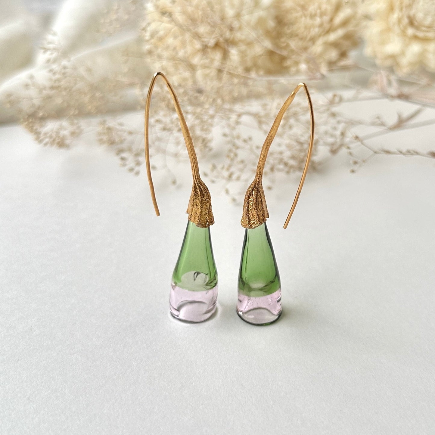 ROPAM Bicolor Glass Earrings