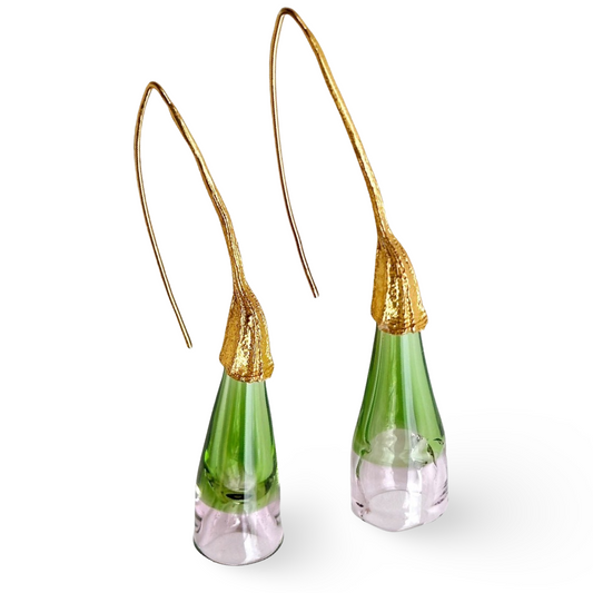 ROPAM Bicolor Glass Earrings
