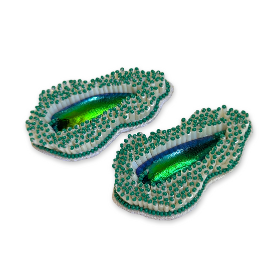 PENNATA Hand Embroidered Earrings