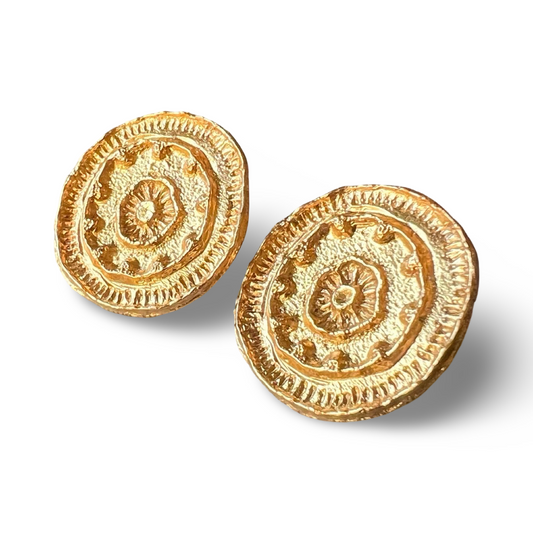 BEEJ MANDALA Post Earrings