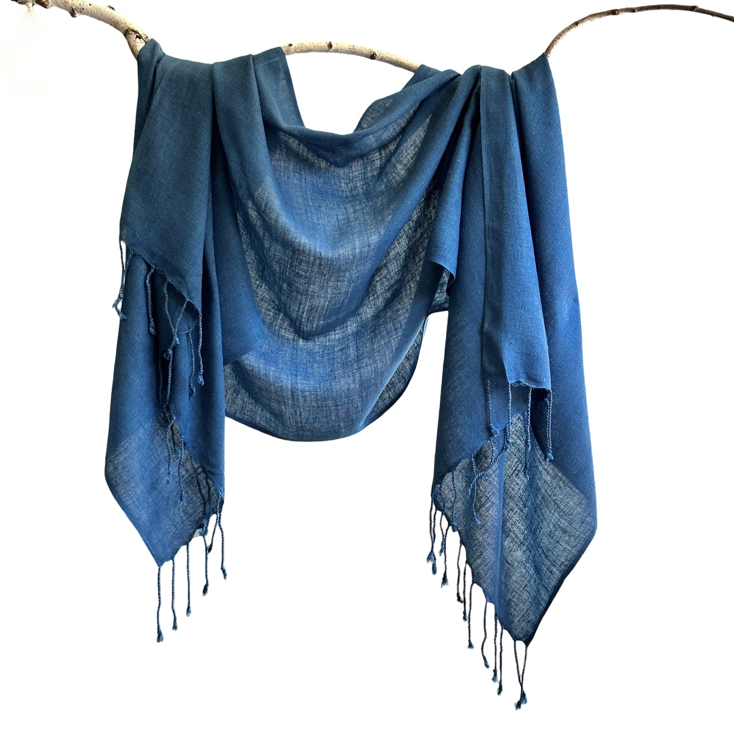 Peace Eri Silk Natural Dye Handwoven Scarf