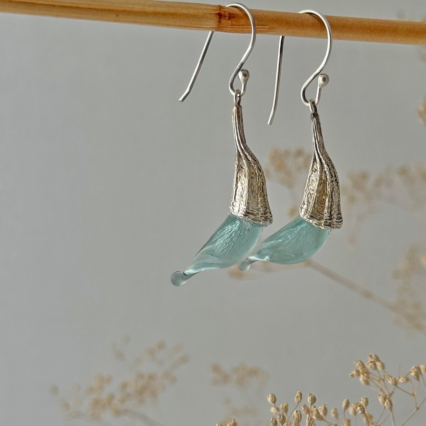 HIMA Glass Dangle Earrings