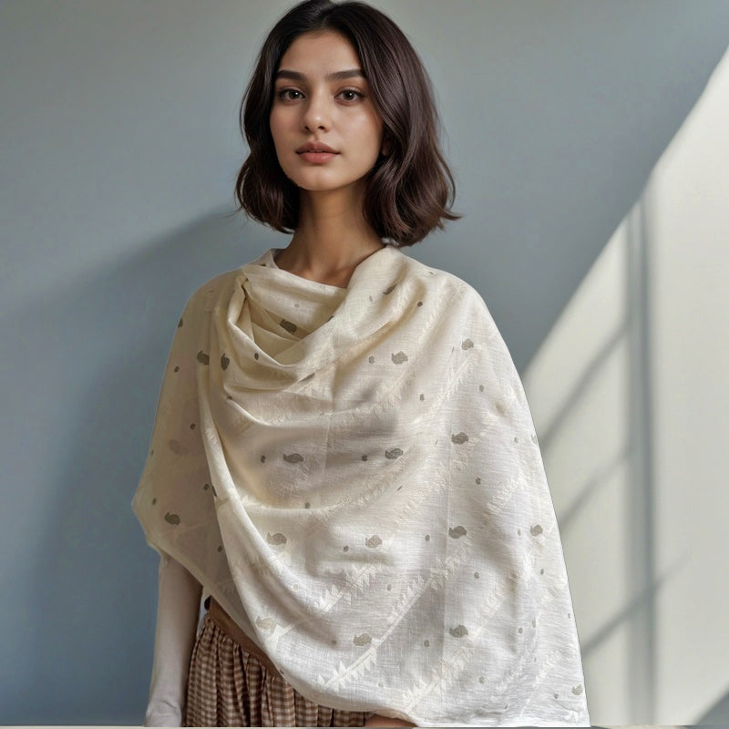 Jamdani DAPHNE Shoulder Wrap