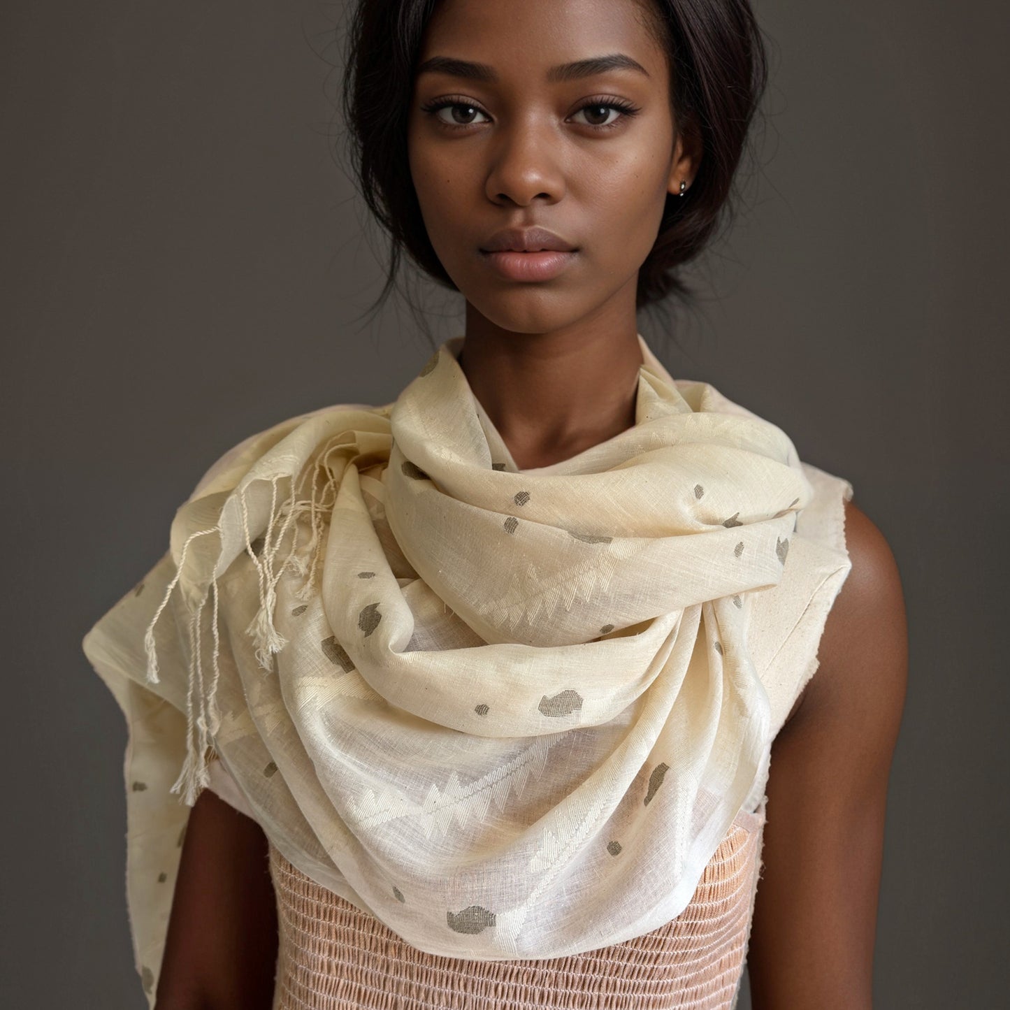 Jamdani DAPHNE Shoulder Wrap