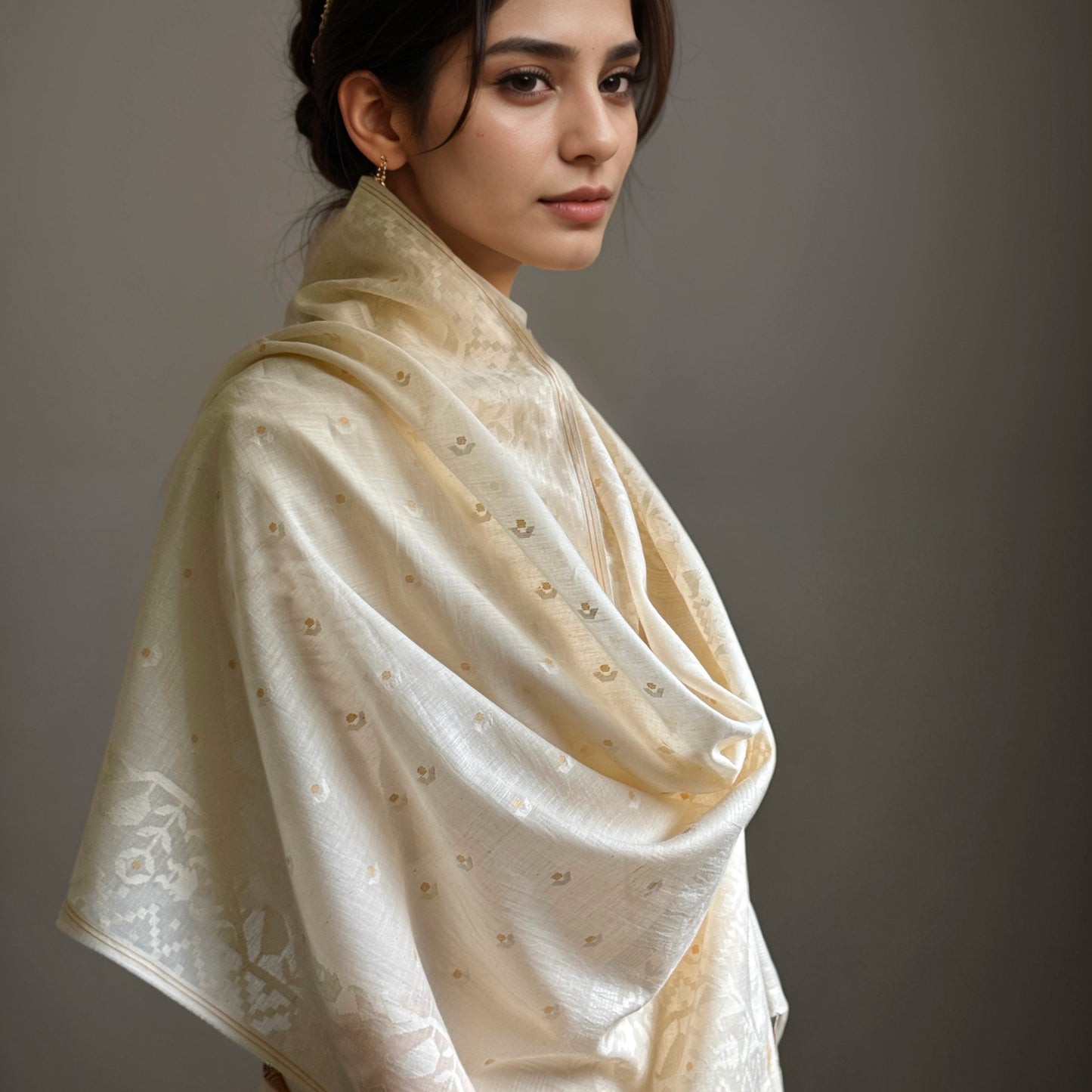 Jamdani DIYA Shoulder Wrap-Preorder