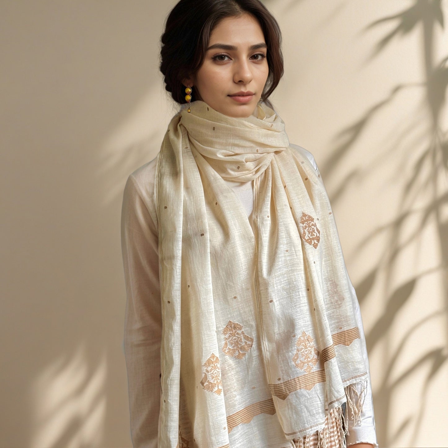Jamdani FREYA Shoulder Wrap