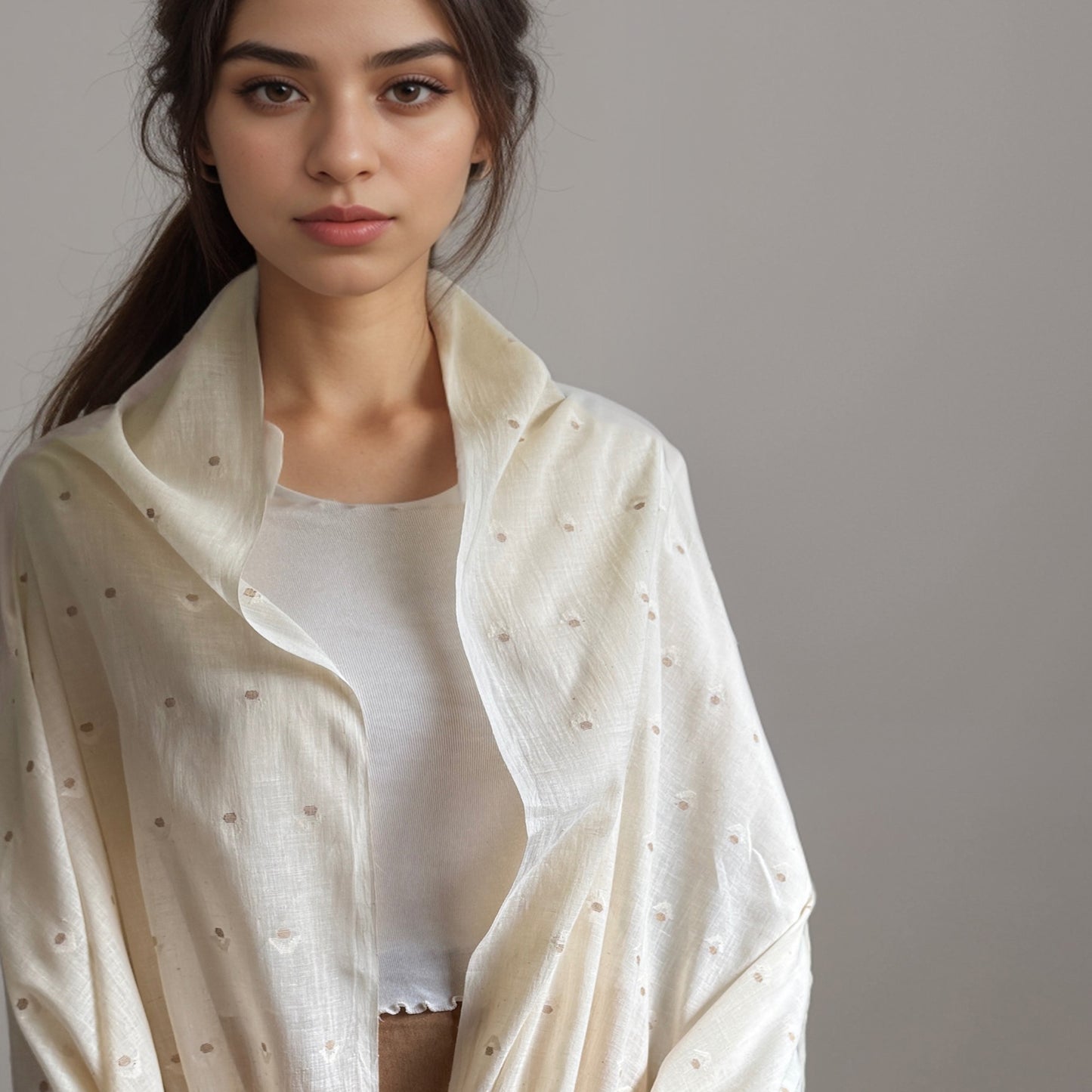 Jamdani GAIA Shoulder Wrap