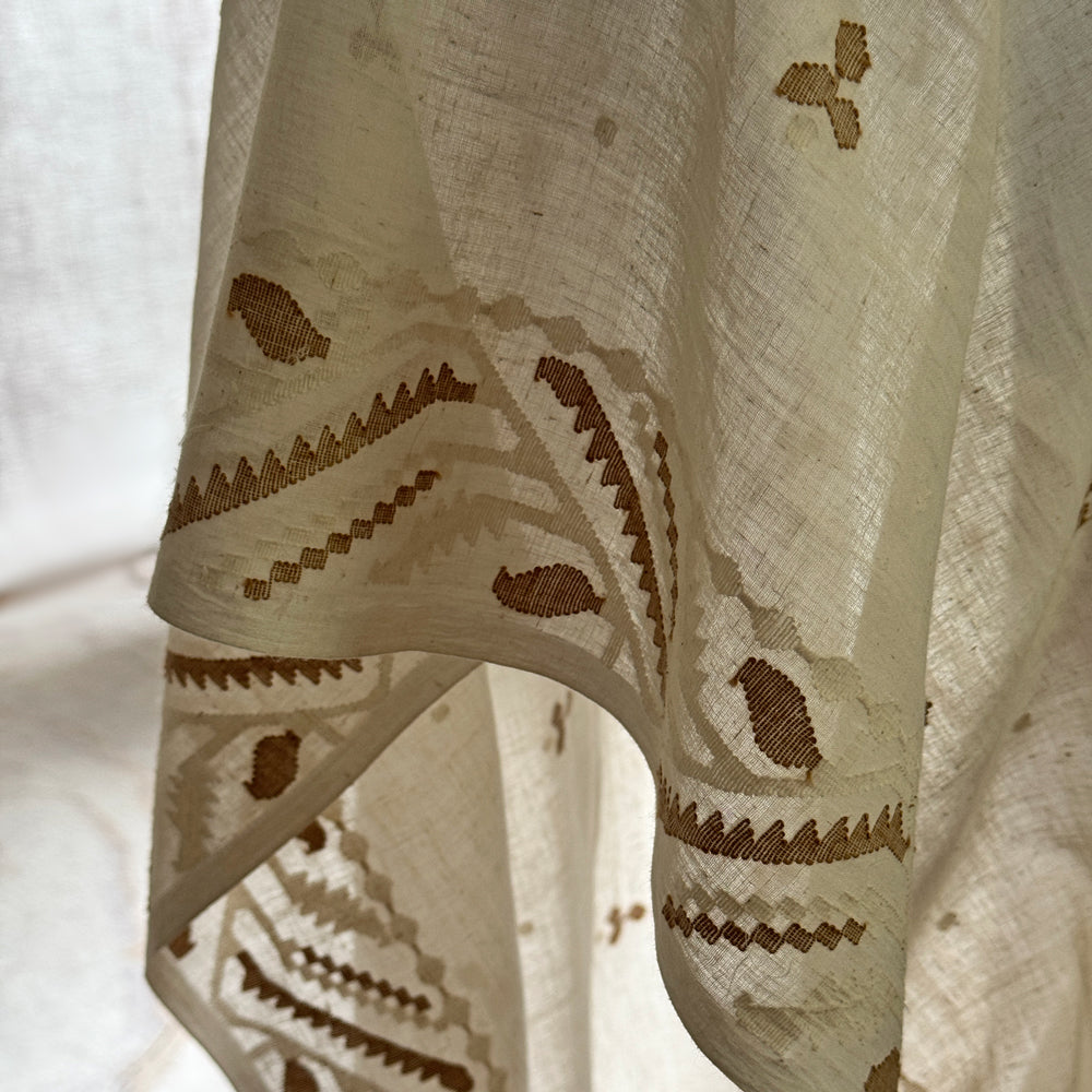 Jamdani SIENNA Shoulder Wrap-Preorder