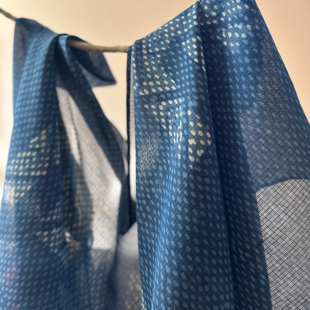 Kota Doria Misty Horizon Handwoven Scarf