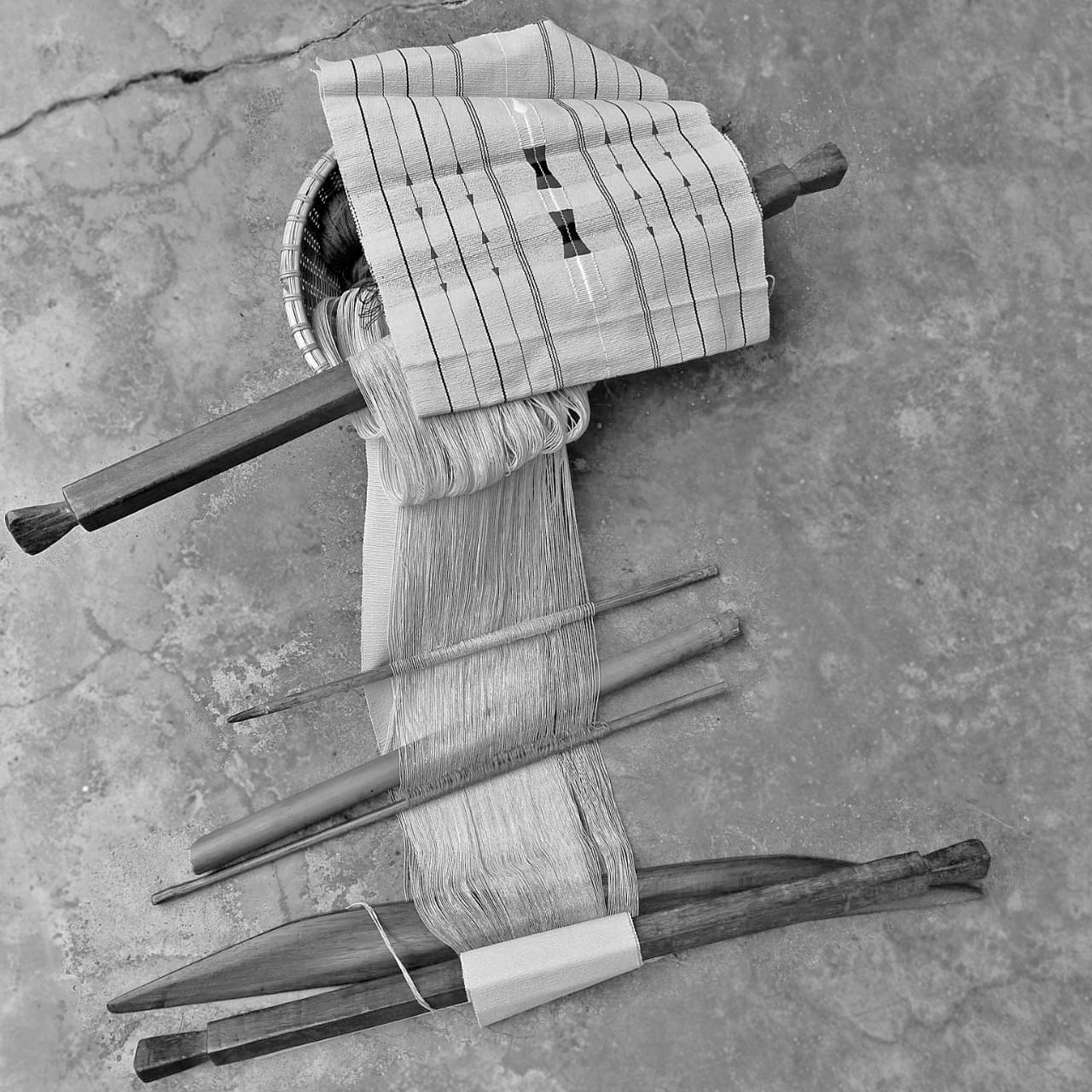 Nagaland Handwoven Cotton Table Runner