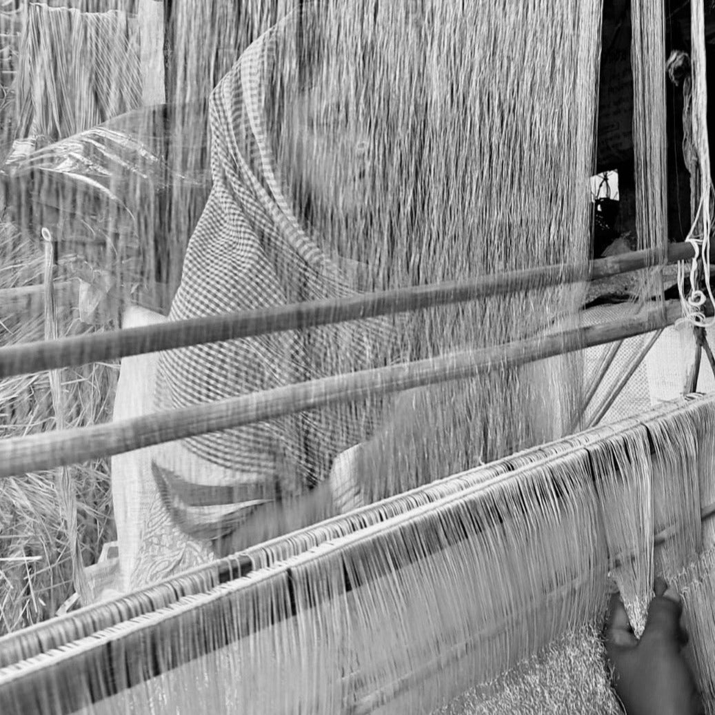 Linen Shimmer Natural Dyed Scarf