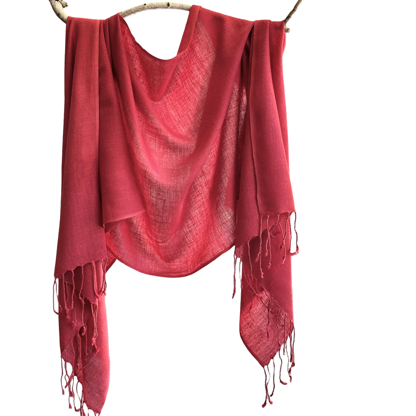 Peace Eri Silk Natural Dye Handwoven Scarf