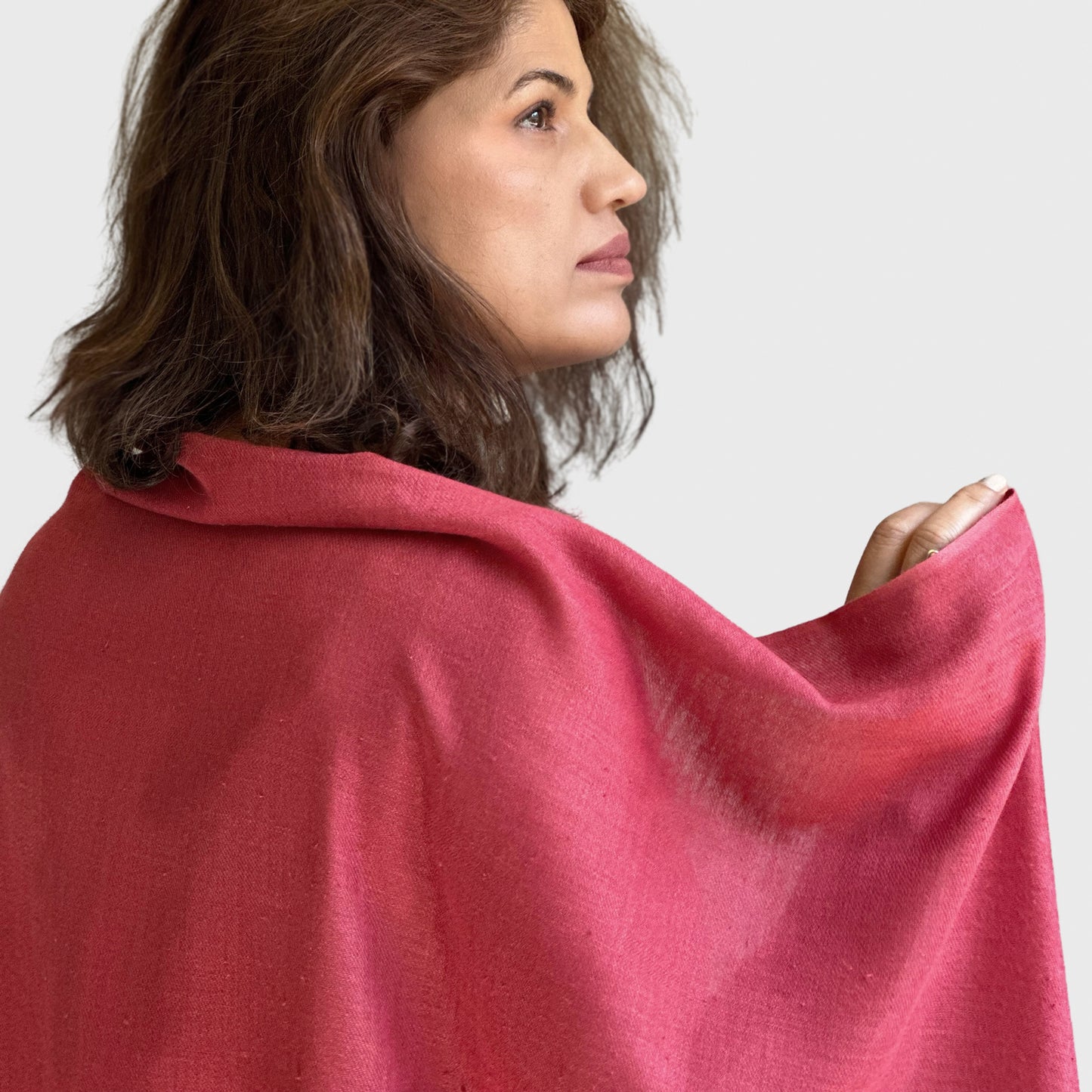 Peace Eri Silk Natural Dye Handwoven Scarf