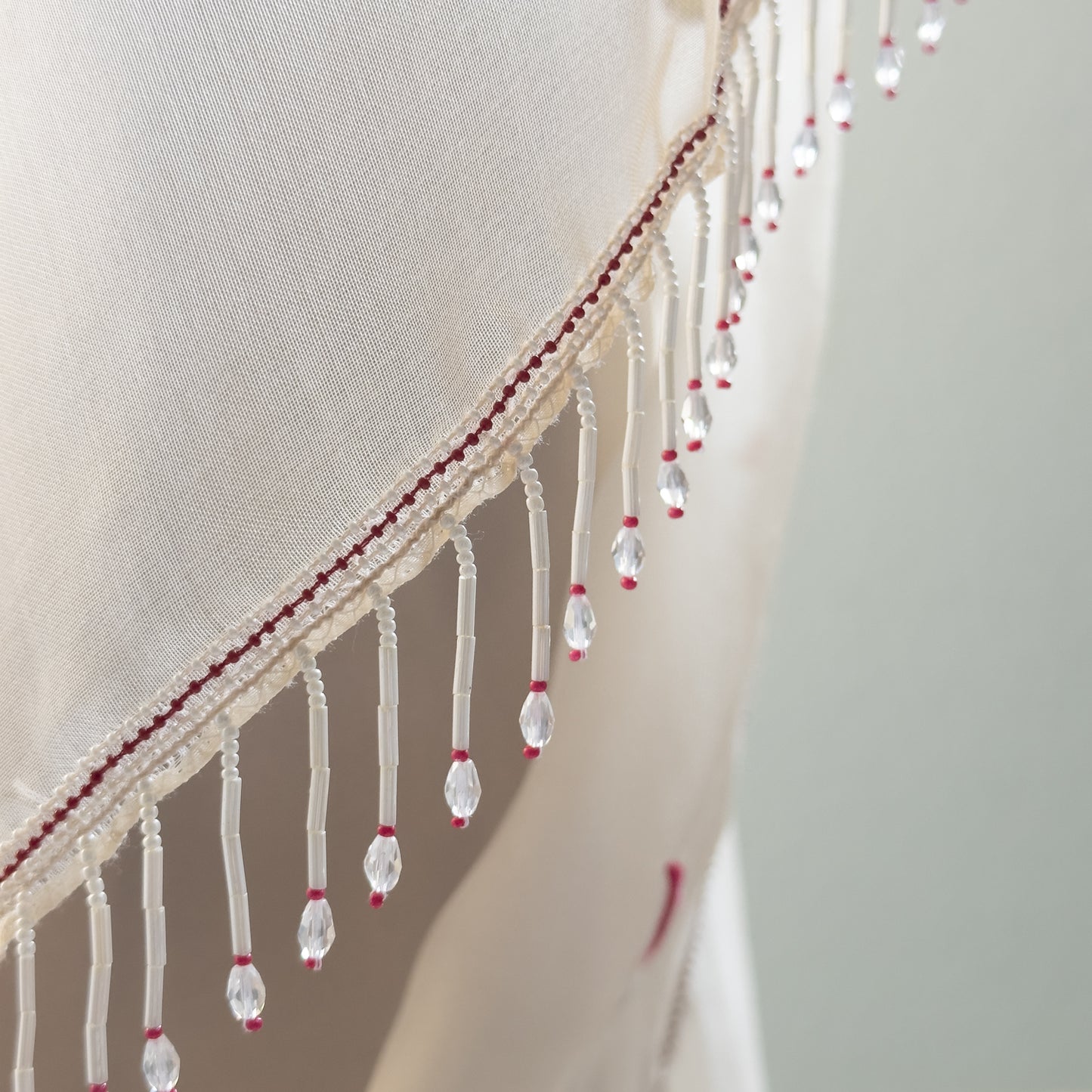 PADMA LUMINESCE Hand Embroidered Organza Sari/Wrap