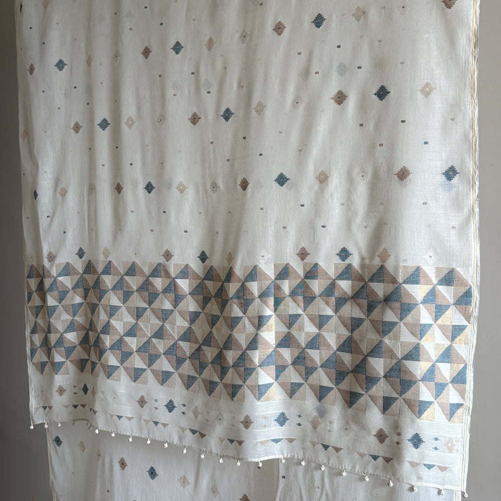 KETAKI II Jamdani Handwoven Sari