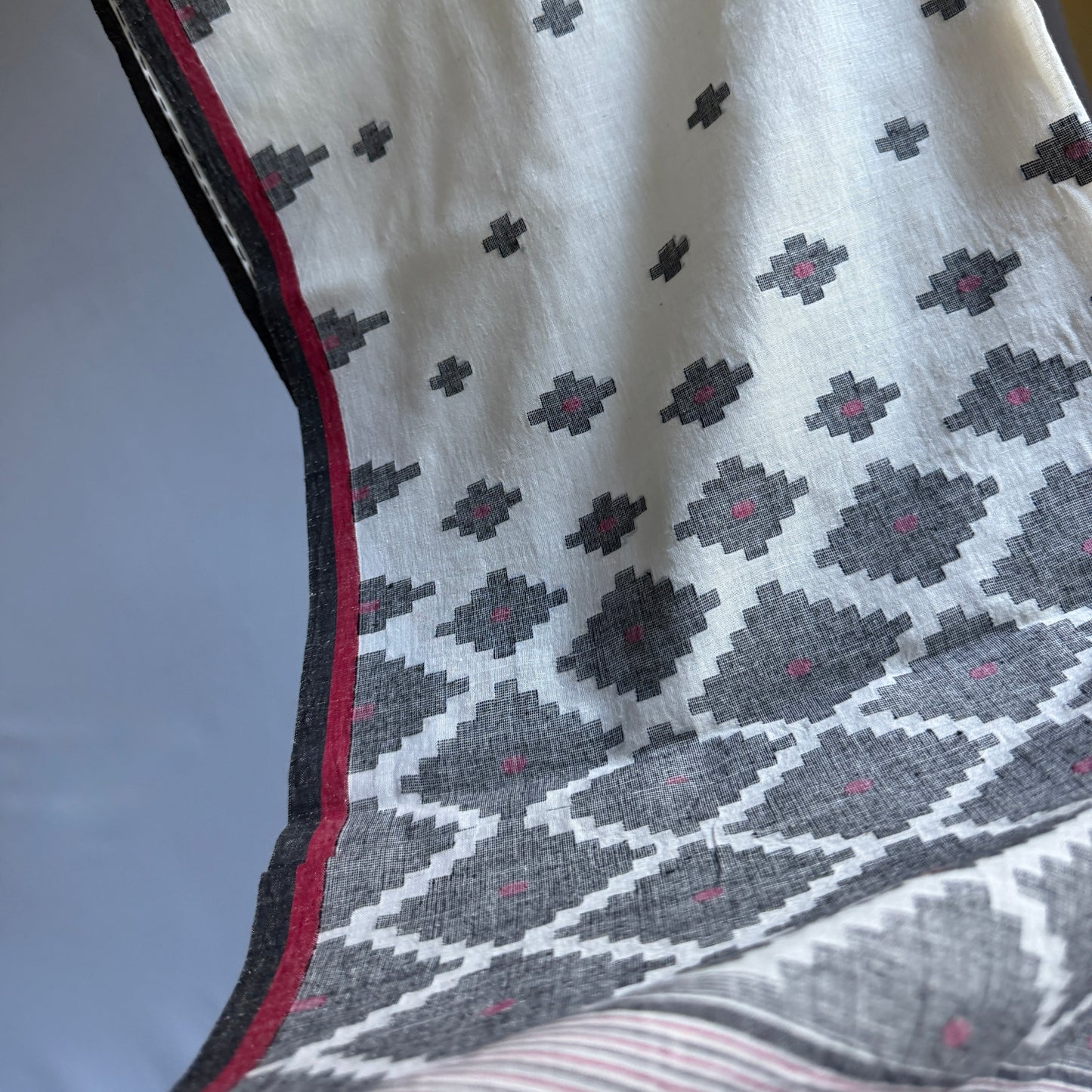 HIRA Jamdani Handwoven Cotton Sari