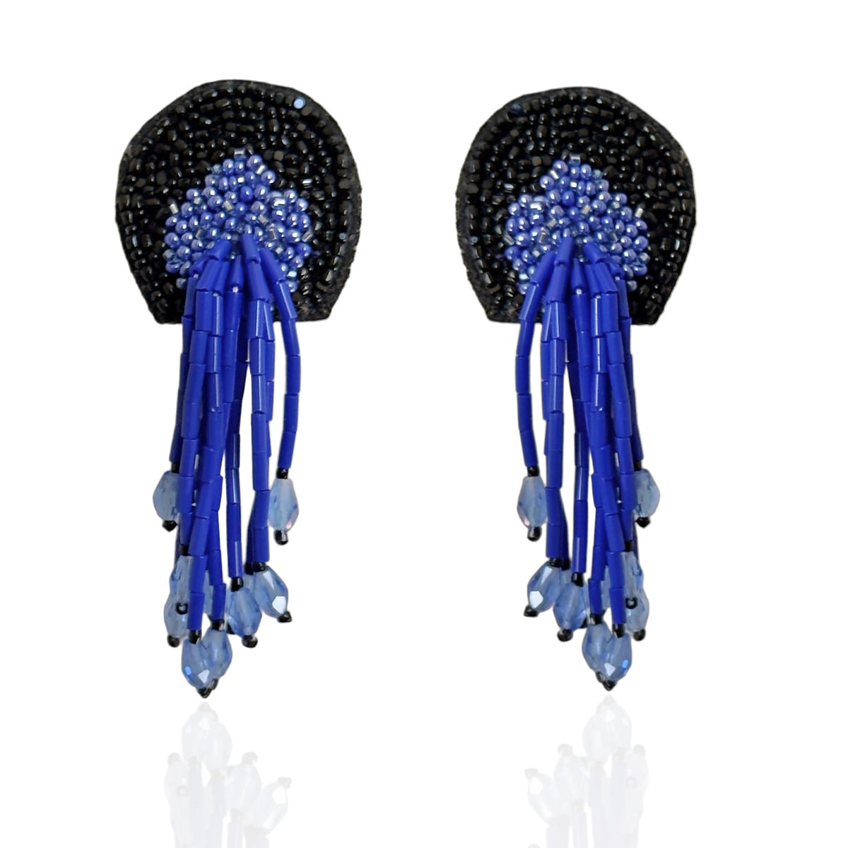 ASTRAL Hand Bead Embroidered Earrings
