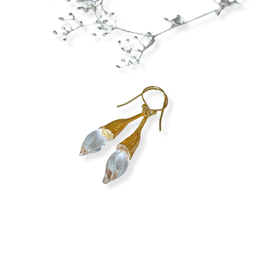 BELA Glass Dangle Earrings