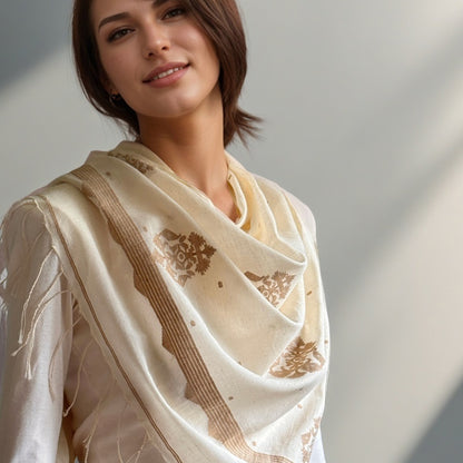 Jamdani FREYA Shoulder Wrap