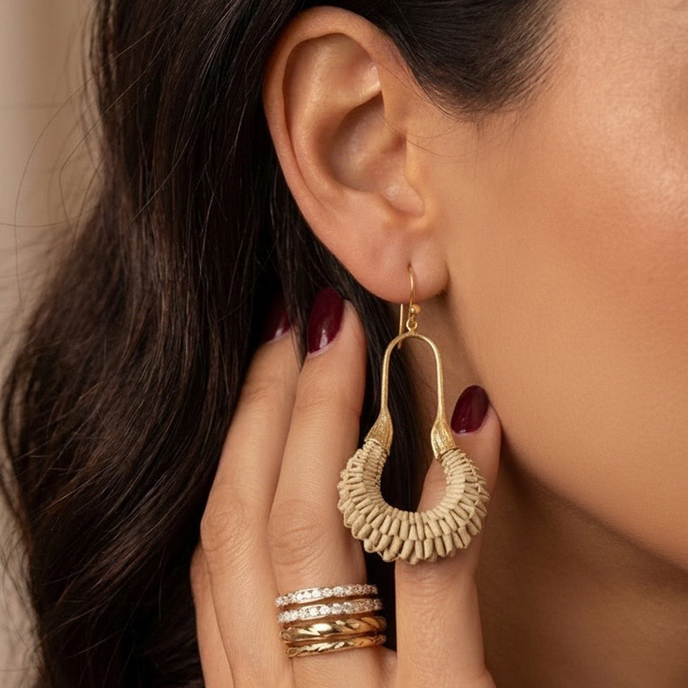 Maang KHAJURI Pod Dangle Earrings