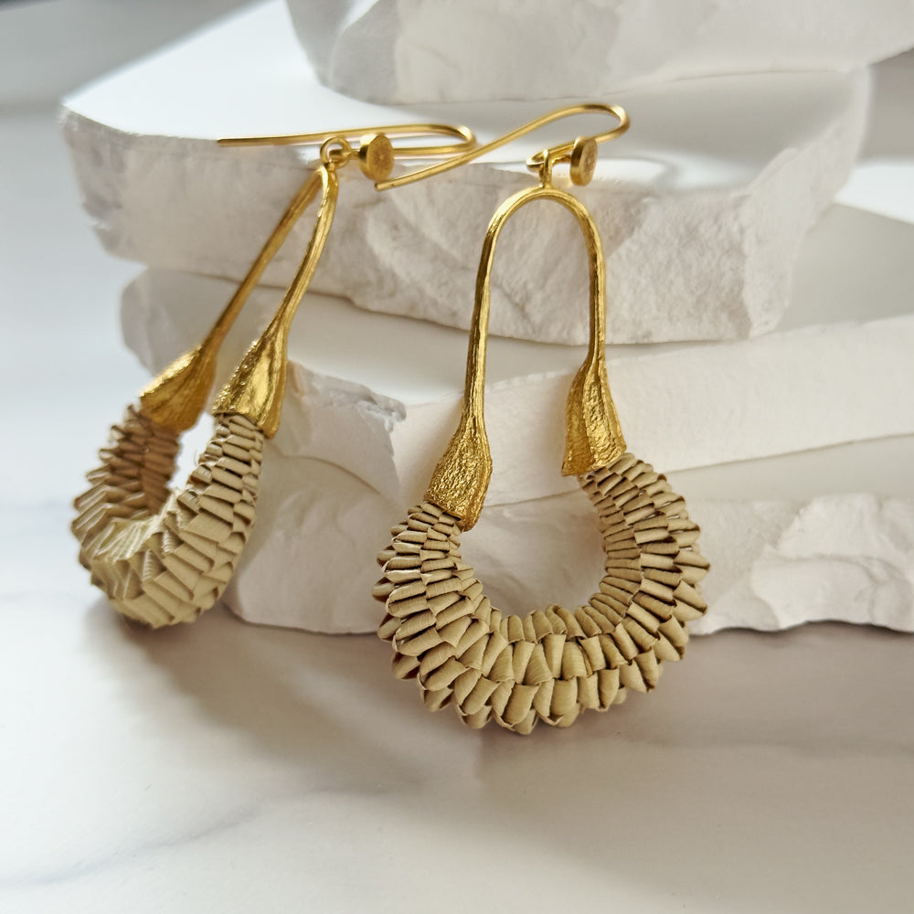 Maang KHAJURI Pod Dangle Earrings