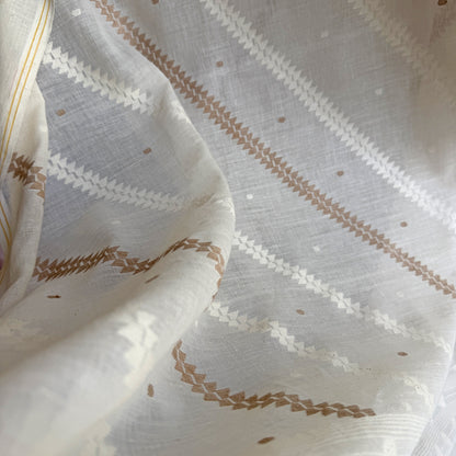 Jamdani TERCHI FERN Cotton Sari