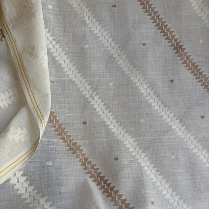 Jamdani TERCHI FERN Cotton Sari
