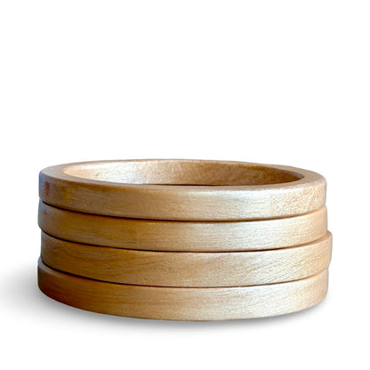 CONCH Handmade Peach Ivory Lac Bangle