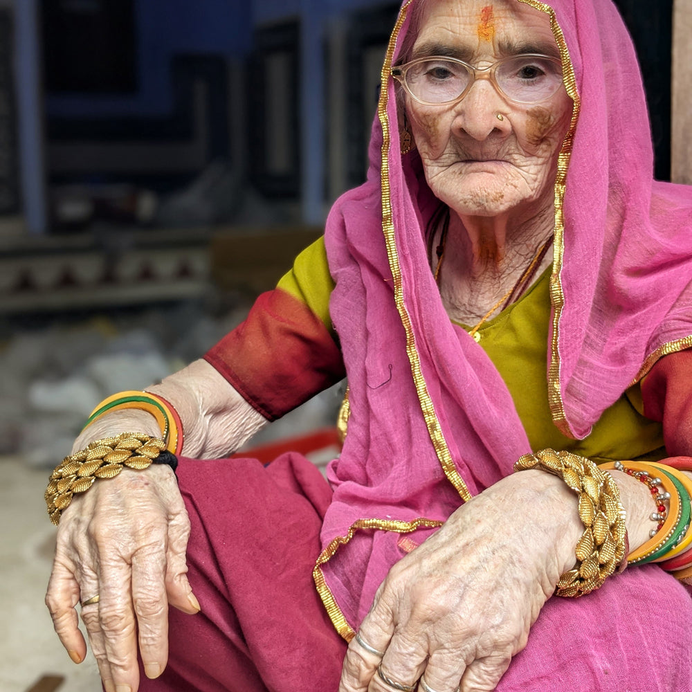 Magnolia Seedpod Hand Knotted Bracelet