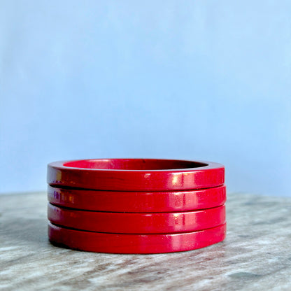 SHONIMA Handmade Red Lac Bangle