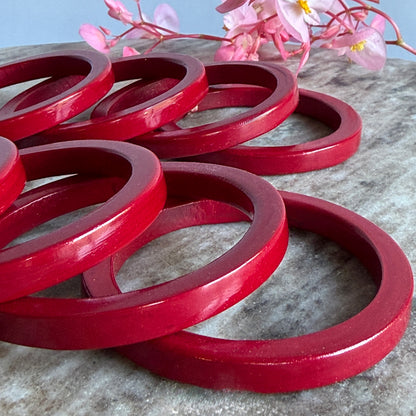 SHONIMA Handmade Red Lac Bangle