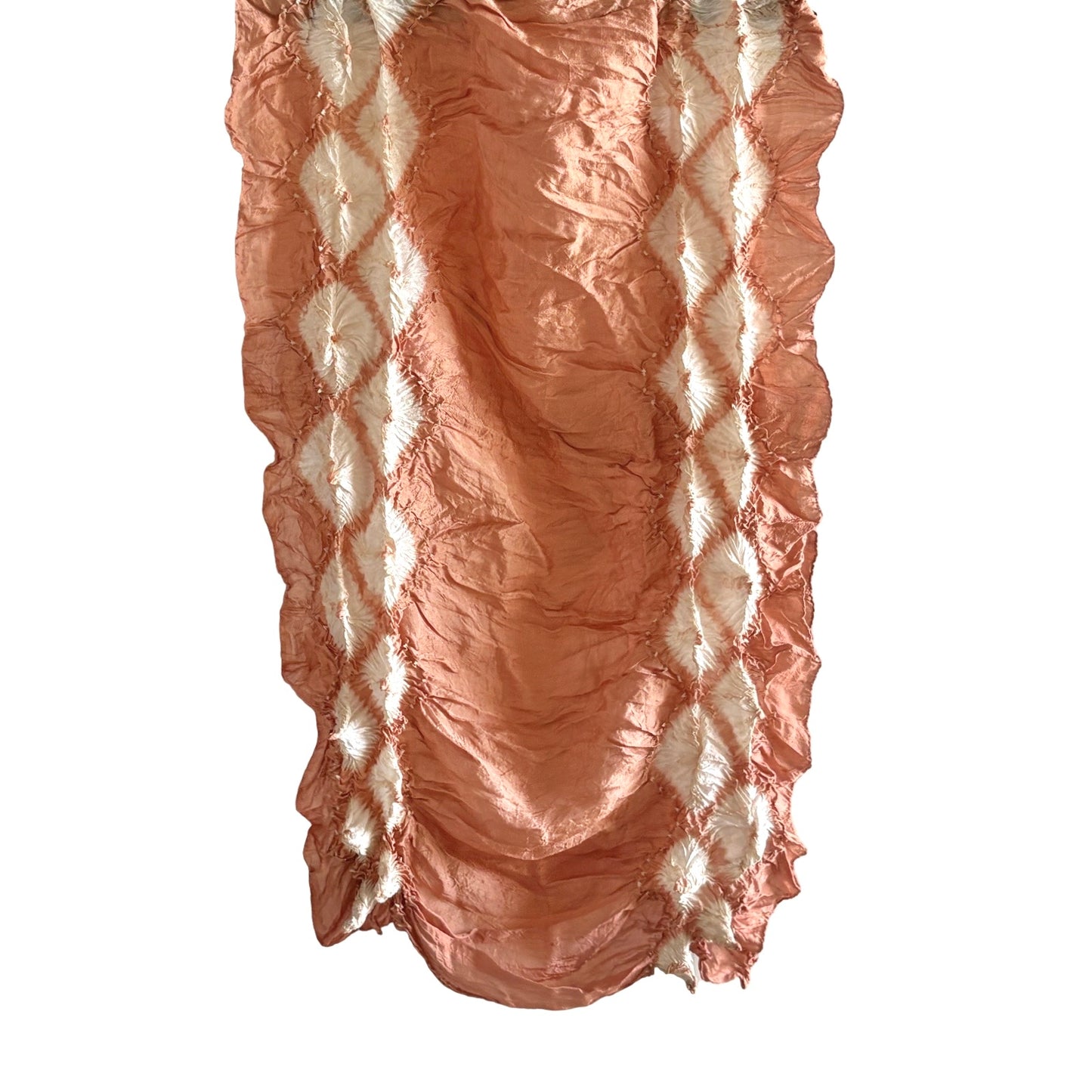 ROWAN Tie Dye Natural Handwoven Scarf