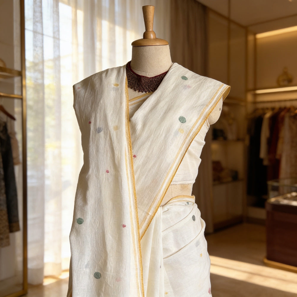 BINDU Handwoven Jamdani Sari