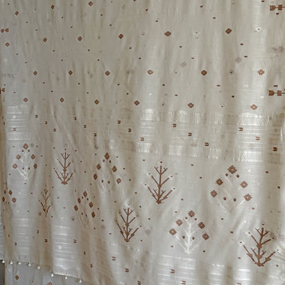 HERBARIUM Jamdani Handwoven Cotton Sari
