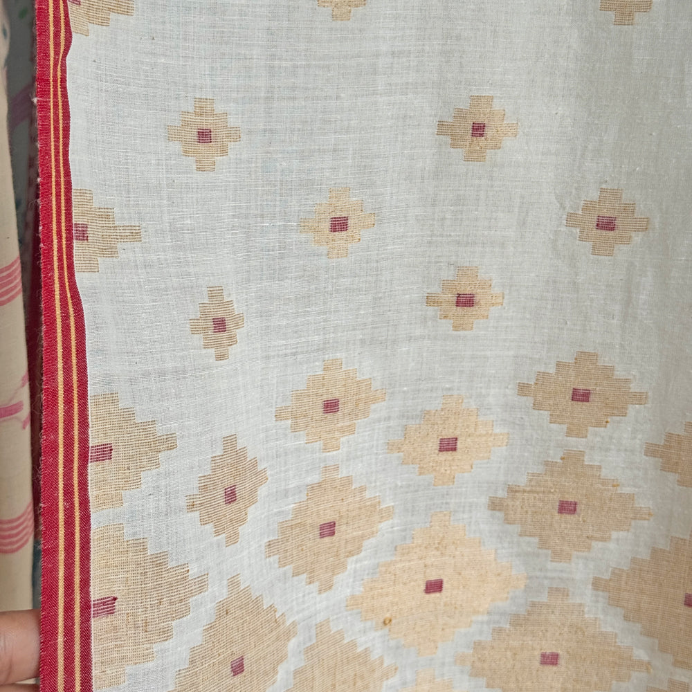 HIRA Jamdani Handwoven Cotton Sari