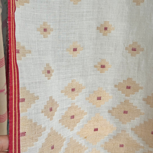 HIRA Jamdani Handwoven Cotton Sari