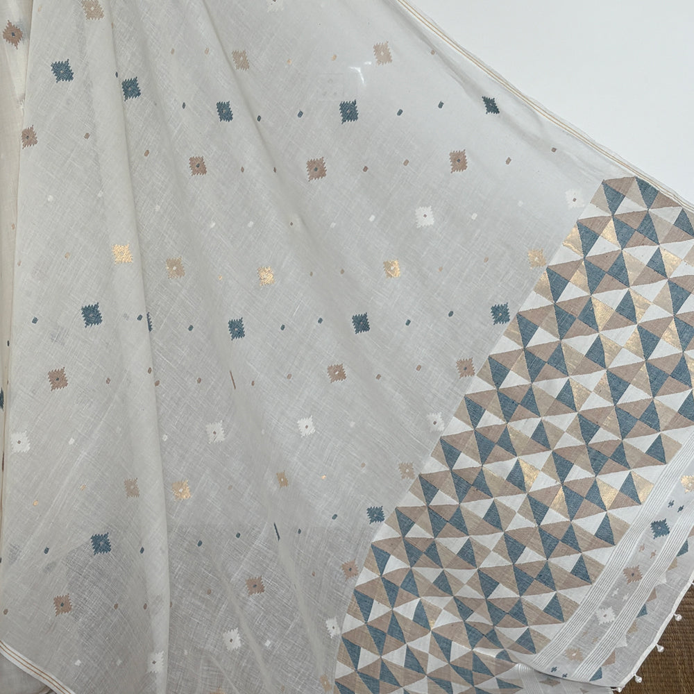 KETAKI II Jamdani Handwoven Sari