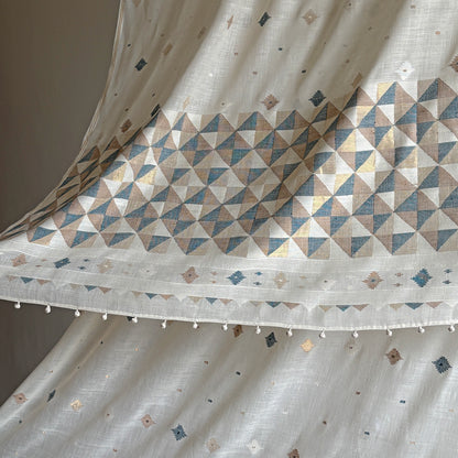 KETAKI II Jamdani Handwoven Sari