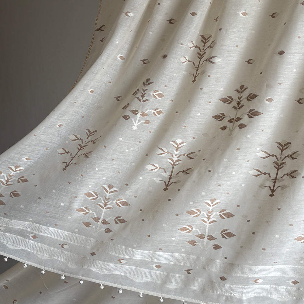 LALEH Jamdani Handwoven Sari