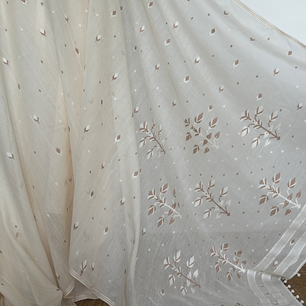 LALEH Jamdani Handwoven Sari