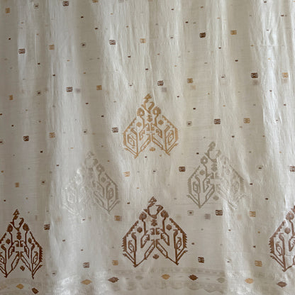 MALIKA Jamdani Handwoven Cotton Sari