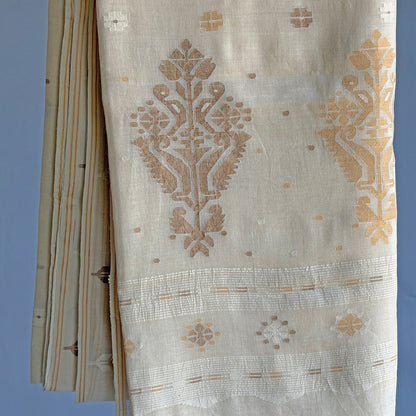 MANJARI Jamdani Handwoven Cotton Sari