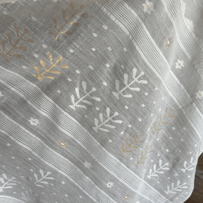 Nargis Handwoven Jamdani Cotton Sari