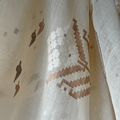 NASRIN Jamdani Handwoven Cotton Sari