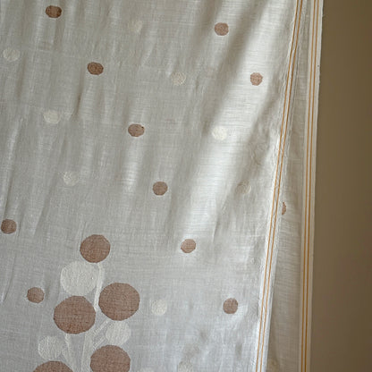 Jamdani TARU Handwoven Cotton Sari