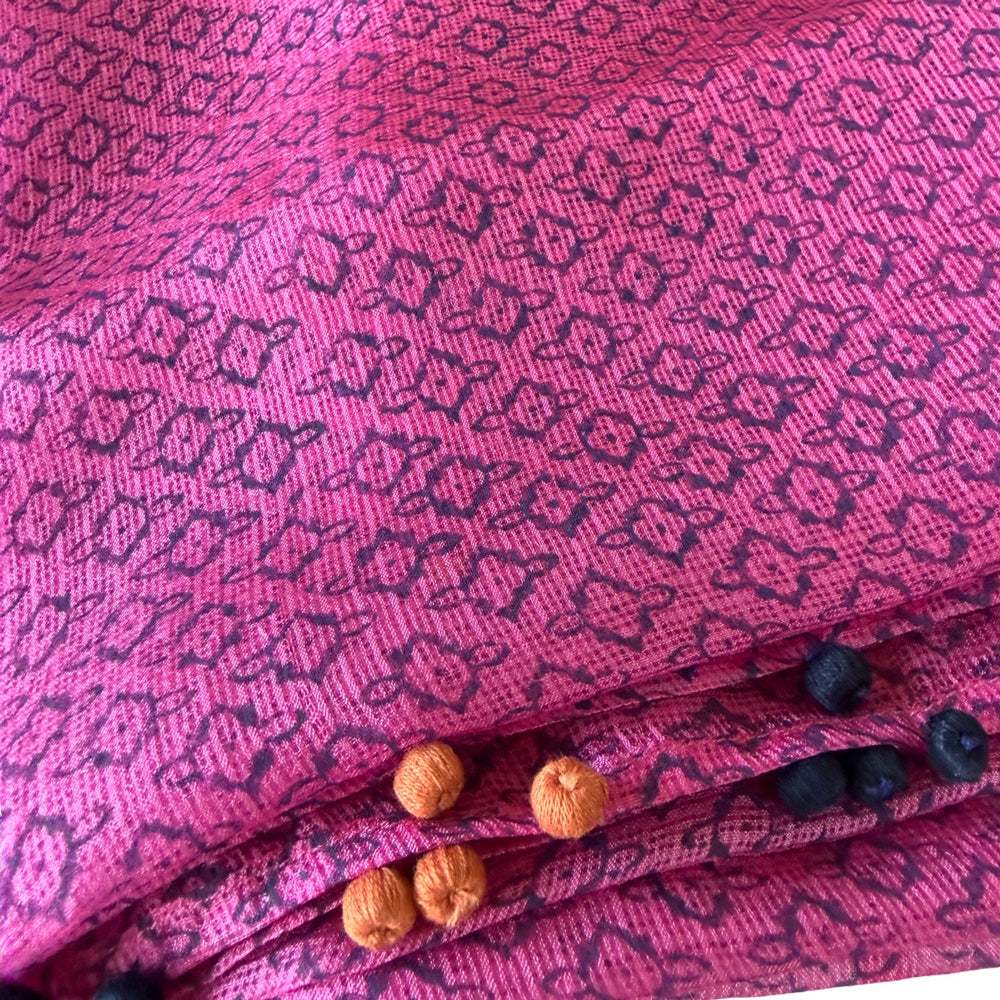 ROSE Kota Silk Scarf